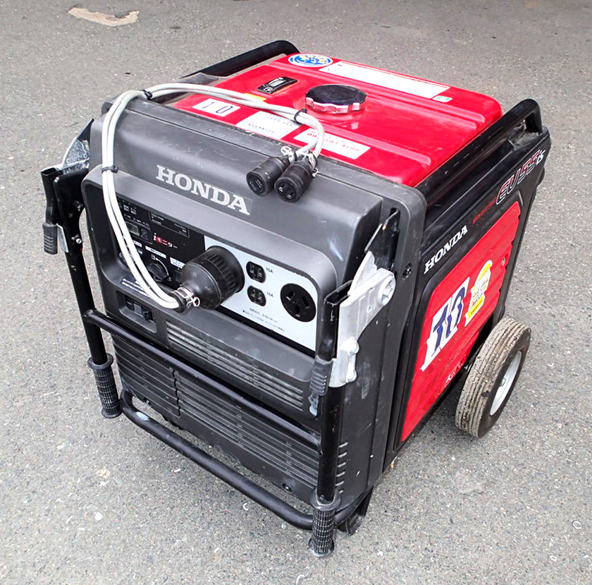 100V5.5A発電機 発電機 100V-5.5KW※別途お見積もりいたします | A-157 | 稲尾レントオール
